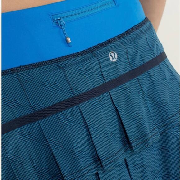Lululemon Run Pace Setter Skirt cornflower paisley 6 - Picture 8 of 8